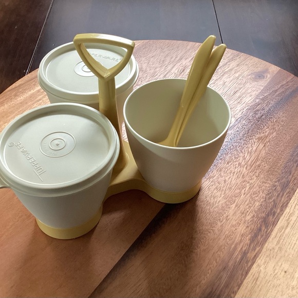 Tupperware Condiment Server Caddy Carrier EUC - Picture 3 of 5